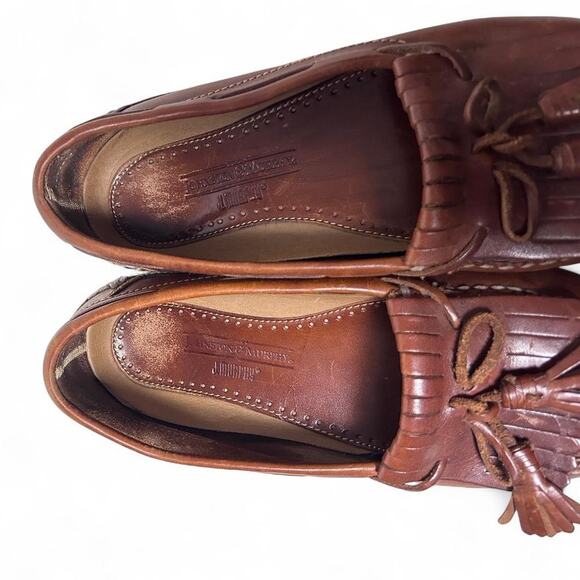 Johnston & Murphy Leather Kiltie Tassel Aragon Loafers Dress Shoes Mens Size 9.5 main image 6
